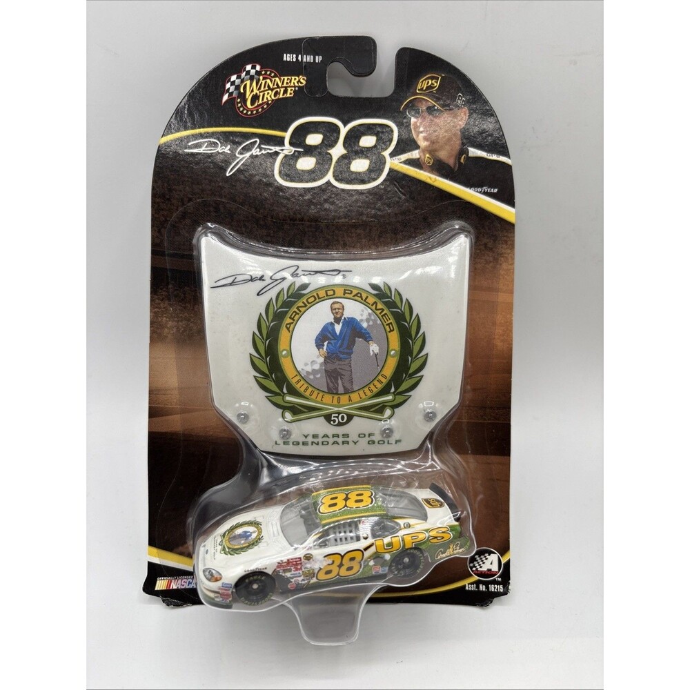 Vtg NASCAR #88 Race Hood Dale Jarrett Arnold Palmer 50 Years Golf Collectors NEW